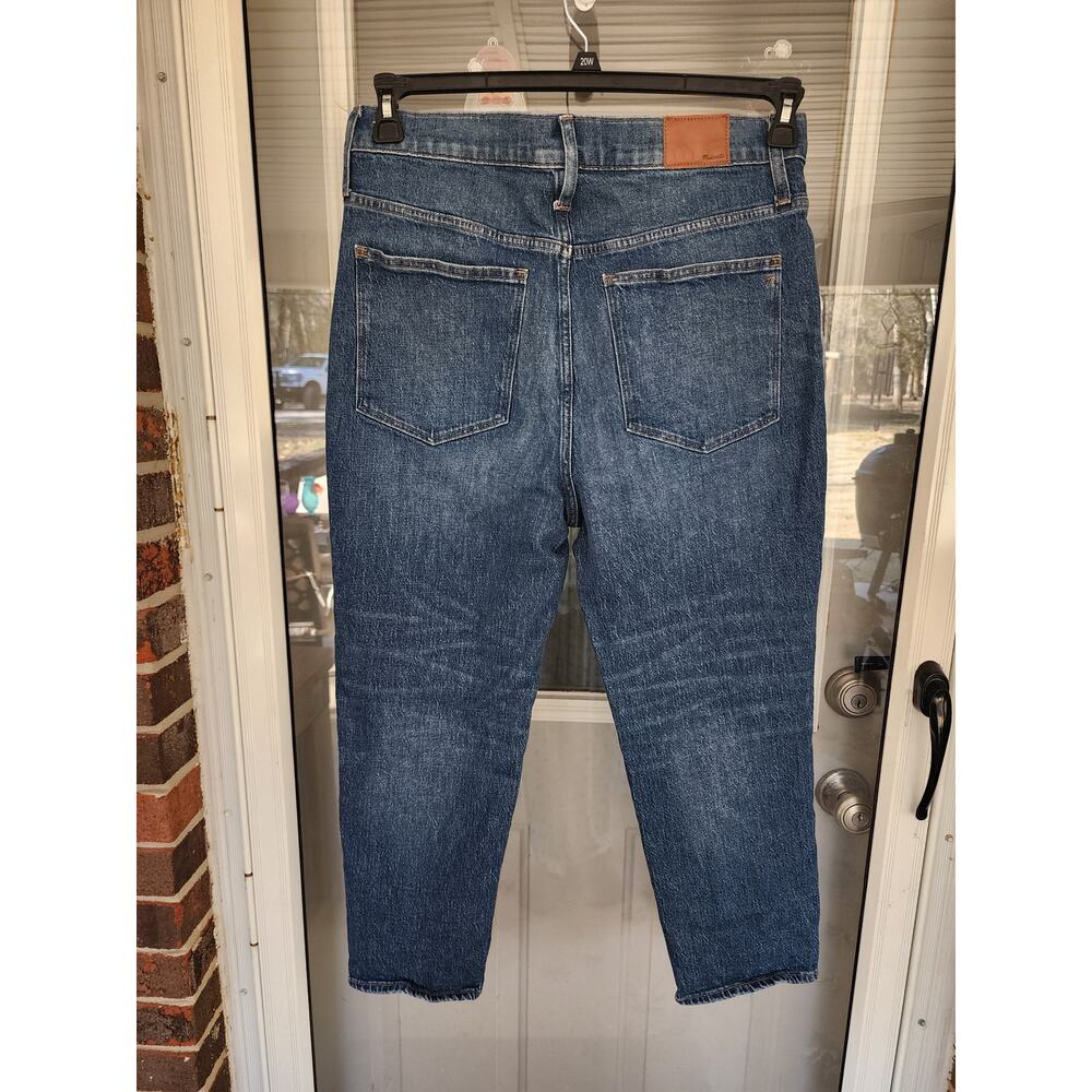 Madewell Womens Size 32 Medium Wash Classic Straight Leg Denim Jeans - Picture 2 of 14